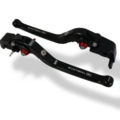 ALL DUCATI's Evotech Performance Long Black Folding Brake & Clutch Levers Set
