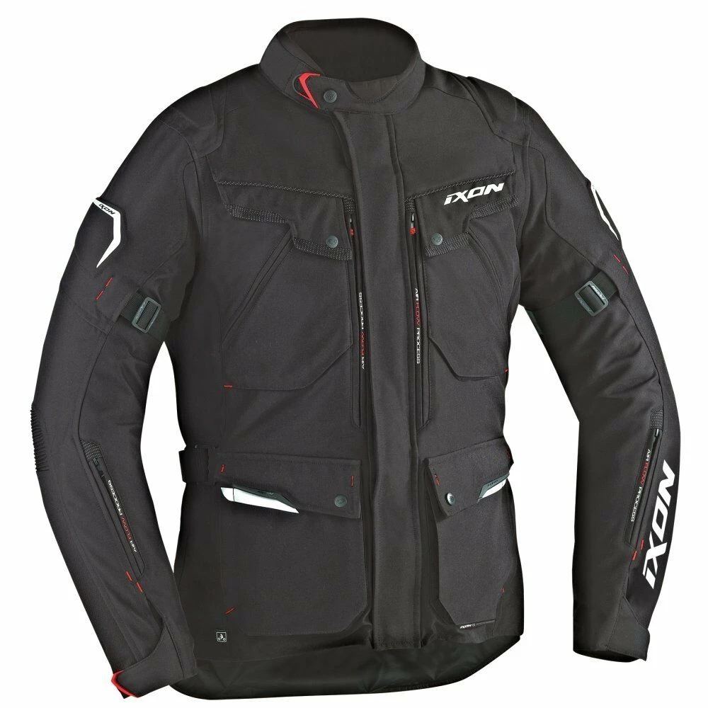 Ixon Clothing IXON CROSSTOUR HP Black Textile Motorbike Jacket/Trousers Waterproof/Vented/Warm