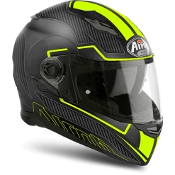 AIROH MOVEMENT-S Faster Yellow Matt Sun Visor Motorbike Helmet Pinlock Included