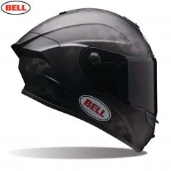 Bell Street 2018 Pro Star TeXtreme Carbon Motorcycle Helmet Solid Matte Black Bell Helmets