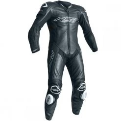 RST Clothing RST Tractech Evo-R Black 1PC Motorbike Leather Racing AAA CE Suit Race Hump