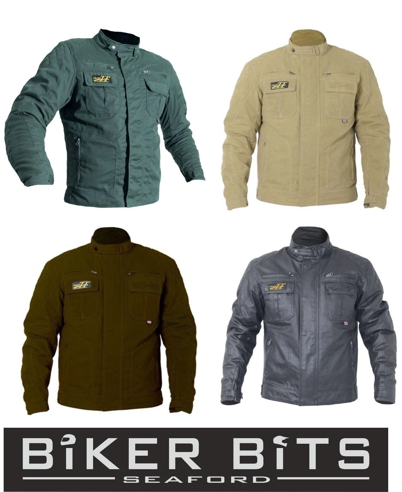 RST CLASSIC TT WAX II Isle Of Man Short Motorcycle Retro/Vintage Casual Jacket RST Clothing