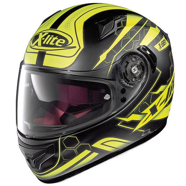 X-lite 20% OFF Xlite X661 MEDIUM Honeycomb Yellow/Black Motorbike Helmet X-Lite Helmets