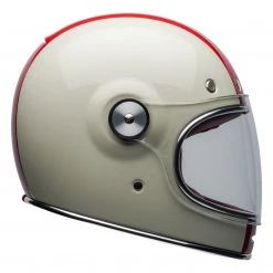 BELL CRUISER 2019 BULLITT Command Vintage White Classic Motorcycle Helmet