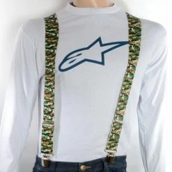 Oxford Products CAMO Oxford Riggers Extra Strong Motorcycle Trouser/Jeans Adjustable Braces