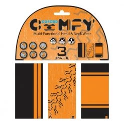 Oxford Products 3 Oxford COMFY HD Colours Head & Neck Snood/Scalf/Bandana/Beanie/Mask