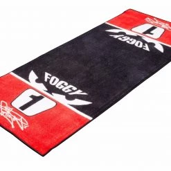 BikeTek Garage Mats Bike-It CARL FOGARTY 'Number 1' Ducati Motorbike Garage Pit Mat Floor Rug