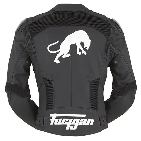 FURYGAN SPEED MESH Black Vented Summer Cool Leather Motorbike Sports Jacket Furygan Clothing