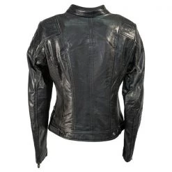 RICHA LAUSANNE LADIES Leather Retro Vintage Style Motorcycle/Scooter Jacket