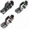 FURYGAN FIT-R2 White/Black/Red/Green Leather Sports Racing Motorbike Gloves Furygan Clothing