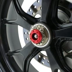DUCATI Hypermotard 821 2013-2015 Rear Spindle Red Bobbin By Evotech Performance