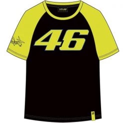 KIDS VR46 T-Shirt Race Yellow The Doctor Official Valentino Rossi Merchandise