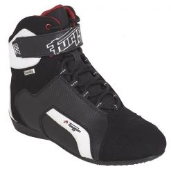 FURYGAN JET D30 Waterproof White/Blk Breathable Sympatex Motorbike Leather Shoe