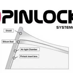 AGV Helmets AGV PINLOCK Clear Fog Insert For Pista GP-R Corsa-R Pista Corsa K5-S K3SV K5 JET