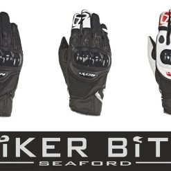 IXON RECON AIR Leather/Textile Summer Vented Motorbike Gloves CE Level 1