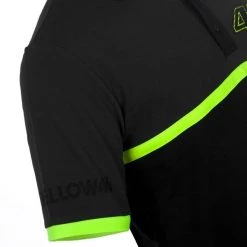 Valentino Rossi Mens Black Polo Shirt Official MotoGP Merchandise VR46