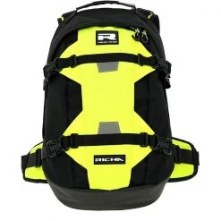Richa Clothing RICHA Maverick Black/Fluo Yellow Motorbike Rucksack Backpack Bag