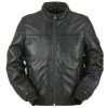 FURYGAN FREDDY Black Motorcycle American Flight Bomber Leather Jacket D30 Armour Furygan Clothing