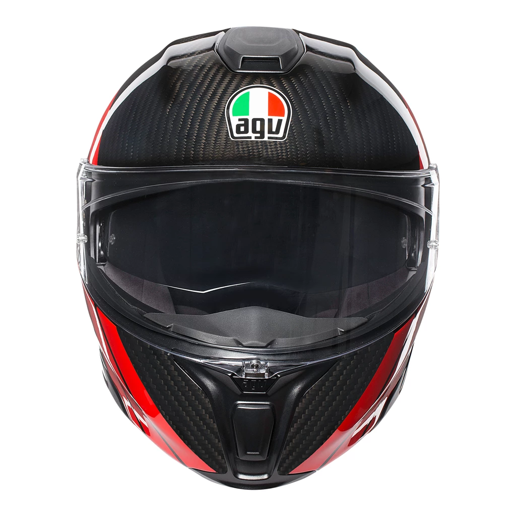AGV SPORTS MODULAR CARBON Flip Front Up Touring Motorcycle Helmet 1295 Grams AGV Helmets