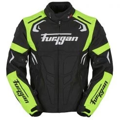 FURYGAN BLAST 2019 Motorcycle/Scooter Textile Black/Yellow Jacket Furygan Clothing
