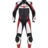 FURYGAN FULL APEX 1 Piece Ducati Red/White/Black Motorbike Leather Racing Suit