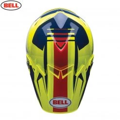 BELL Moto-9 Flex VICE Blue/Yellow Carbon Pro Circuit Replica Motocross MX Helmet