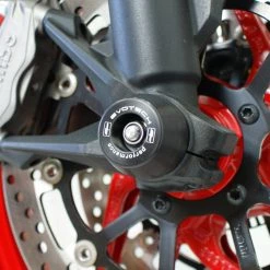 DUCATI Monster 1200 R 2016+ Front Fork Spindle Bobbins By Evotech Performance