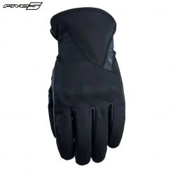 Five Gloves Five MILANO Black Waterproof & Thinsulate 180g Mid Season Motorbike Gloves