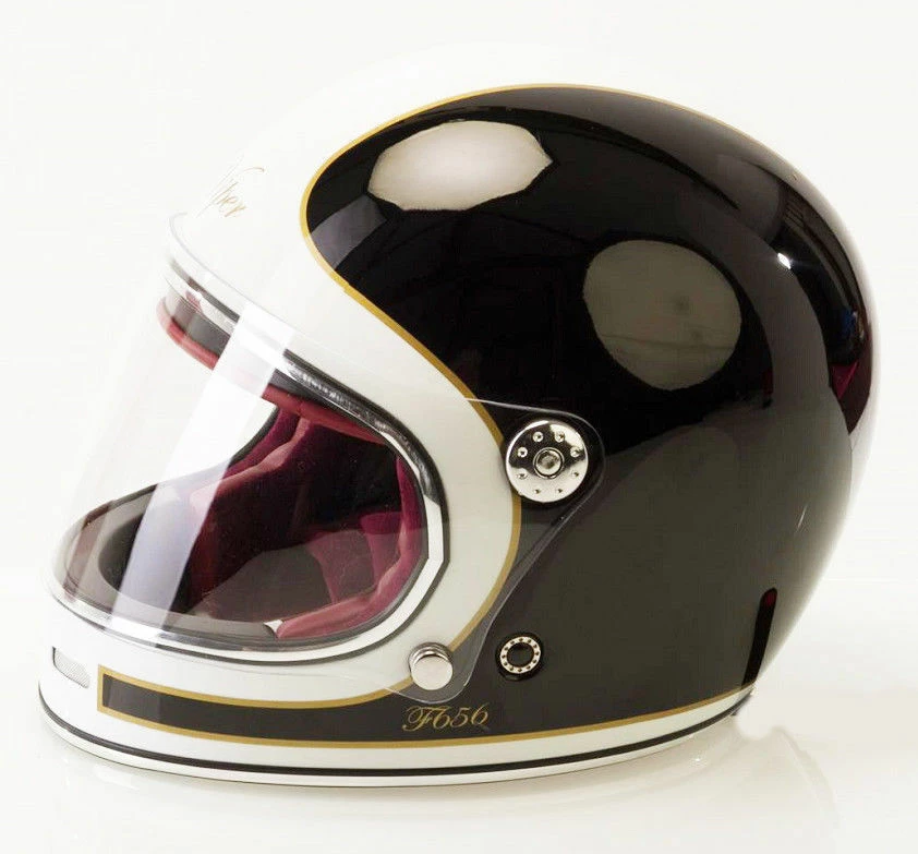 VIPER F656 VINTAGE Motorcycle Retro/Bullitt/Classic Fibreglass Cheap Helmet