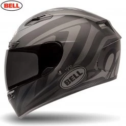 Bell Helmets BELL Street 'Reactolite Visor' Qualifier DLX Impulse Black Matt Motorbike Helmet