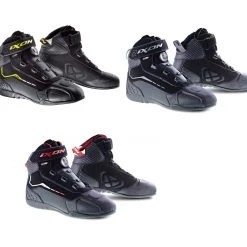 IXON SOLDIER EVO 2018+ Motorcycle CE Sports Ankle Black/Yellow/Red Boots/Shoes