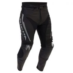 Richa Clothing RICHA MONZA Black/Grey Motorcycle Sports CE Leather Jacket/Trousers 2PC