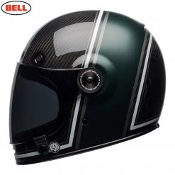 BELL Crusier 2018 Bullitt Full Carbon RSD Black/Green Classic Motorcycle Helmet