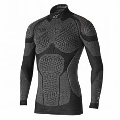 Alpinestars Casual Alpinestars Ride Tech Motorbike Winter Thermal Long Sleeve Base Layer Black/Grey