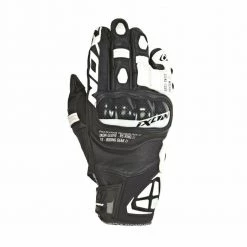 Ixon Clothing IXON RS RING Textile/Leather Roaster Short Motorbike Gloves CE Level 1