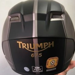 Bell Helmets BELL Street Qualifier TRIUMPH 675 Stickers Reactolite Visor DLX Rally Helmet