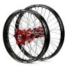 TALON EVO WHEEL SET 21"+18" RED/BLACK HONDA CR125-250/CRF250 02-13, CRF450 02-12