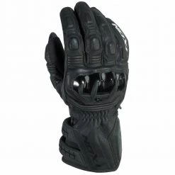 Ixon Clothing IXON RS MOTO HP Motorcycle Leather Racing Gloves Black/White/Red CE Cat 2