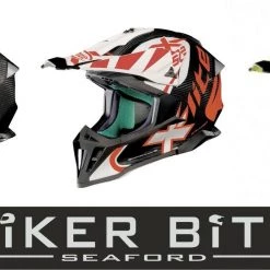 Nolan X-Lite X502 Ultra CARBON Motocross MX Off-Road Green Lane Motorcross Peak Helmet