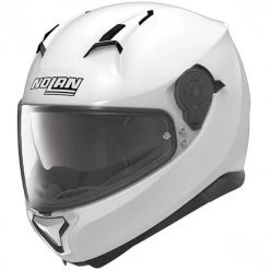 Nolan N87 Classic N-Com Gloss White Motorcycle Helmet Pinlock RIDE BEST BUY Nolan Helmets