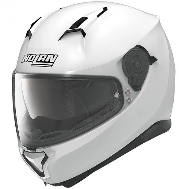 Nolan N87 Classic N-Com Gloss White Motorcycle Helmet Pinlock RIDE BEST BUY Nolan Helmets