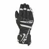 IXON RS TEMPO Motorcycle Summer Black/White Leather Racing Gloves CE Level 1 Ixon Clothing