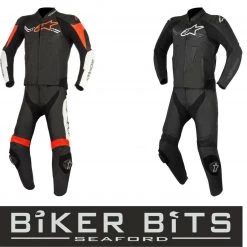 Alpinestars 1PC Suit 5% OFF ALPINESTARS Challenger V2 2PC Jacket & Trousers Motorbike Racing Leathers