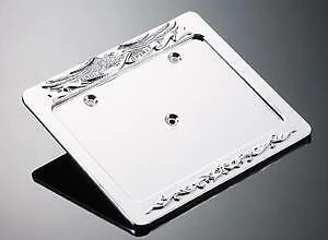 Unbranded Highway Hawk Chrome Number Plate Holder/Triumph