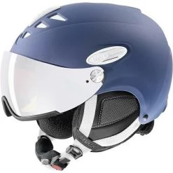 Uvex Ski Helmets UVEX 300 Visor Ski Helmet Mirrored Lenses Sunlight/Infrared Rays CE Approved S3
