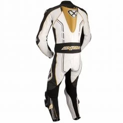 IXON ZENITH Kangaroo Leather Motorbike 1PC White/Black/Gold Racing MotoGP Suit Ixon Clothing