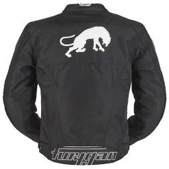 FURYGAN HURRICANE Black/White Textile Waterproof Motorcycle/Scooter Jacket