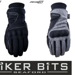 Five STOCKHOLM Waterproof & Thinsulate Mid Season Motorbike Gloves Five Gloves