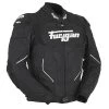 FURYGAN RAPTOR Black/White 1.4 Waterproof Leather Motorbike Sports Range Jacket Furygan Clothing
