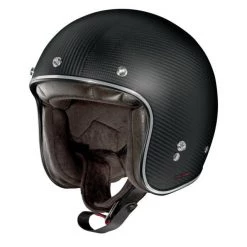 X-Lite X-201 PURO FLAT MATT CARBON Open Face Cruiser Motorbike Helmet X-Lite Helmets